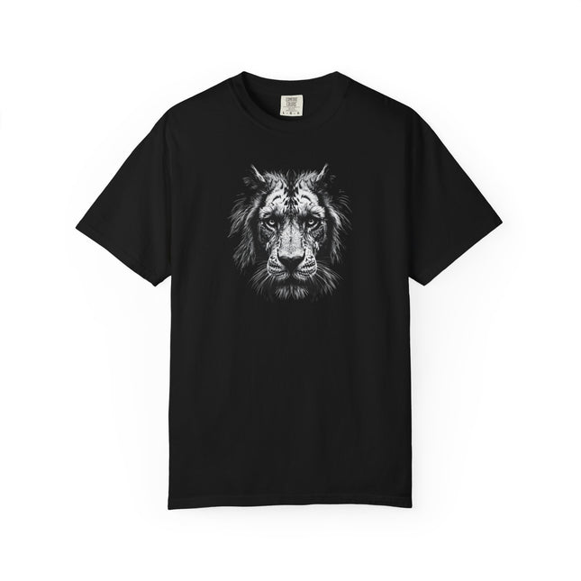 Lion Face T-Shirt, Majestic Graphic Tee, Unisex Shirt, Animal Lover Gift, Wildlife Apparel, Gift for Him, Gift for Her, Unique Gift