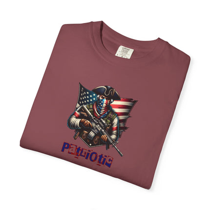 Patriotic minuteman T-shirt, 4th of July Tee, Independence Day Top, Red White Blue Graphic Tee, Memorial Day, Gift for Him