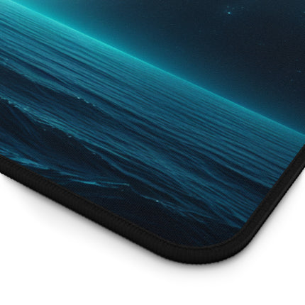 Cosmic Ocean Moon Desk Mat, Gaming, Gamer Gift, Gift for him, PC, Mouse Pad, Gaming
