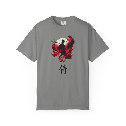 Samurai Spirit Graphic Unisex Tee, Martial Arts Warrior Shirt, Japanese Kanji Tshirt, Cool Samurai Tee, Vintage Samurai Apparel