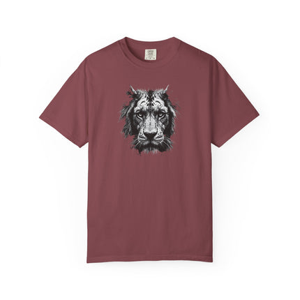 Lion Face T-Shirt, Majestic Graphic Tee, Unisex Shirt, Animal Lover Gift, Wildlife Apparel, Gift for Him, Gift for Her, Unique Gift