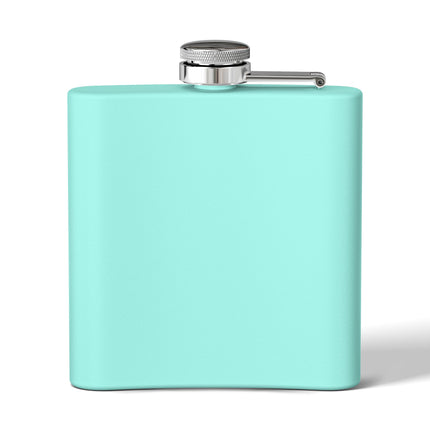 Stainless Steel Flask - I Love Whiskey with Shamrock Design for St. Patrick's Day, Gift for Whiskey Lovers, Custom Hip Flask, Party