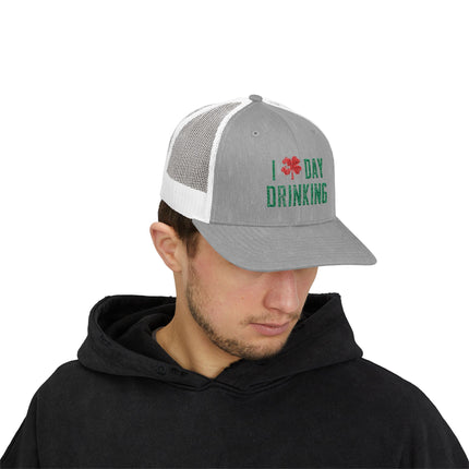 Day Drinking Snapback Trucker Cap - Fun Snapback Hat for Day Drinking Fans, Day Drinker Gift, Beer Lover Cap, Summer Party Hat, Beach
