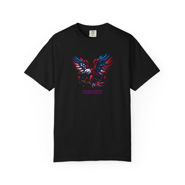 Merica Eagle Unisex T-shirt, American Patriot Tee, 4th of July Shirt, Independence Day Top, USA Flag Apparel, USA, Gift for Him