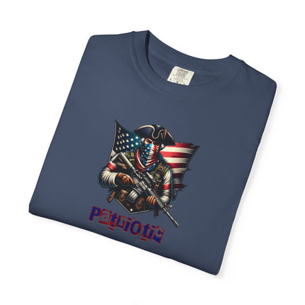 Patriotic minuteman T-shirt, 4th of July Tee, Independence Day Top, Red White Blue Graphic Tee, Memorial Day, Gift for Him