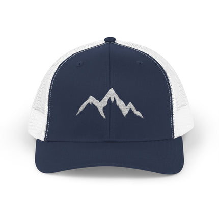 Mountain Hiker Snapback Trucker Cap - Adventure Hat for Outdoors Enthusiasts, Men's Baseball Cap, Outdoor Explorer Gift, Mountain Climbing
