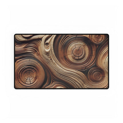 Desk Mats, Wood Grain Effect Non-Slip Desk Pad, Rustic Office Table Protector, Neoprene Mouse Pad, Gamer Mat, Unique Gift, Home Decor