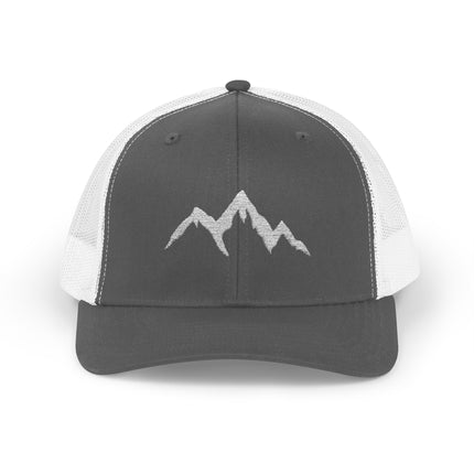 Mountain Hiker Snapback Trucker Cap - Adventure Hat for Outdoors Enthusiasts, Men's Baseball Cap, Outdoor Explorer Gift, Mountain Climbing