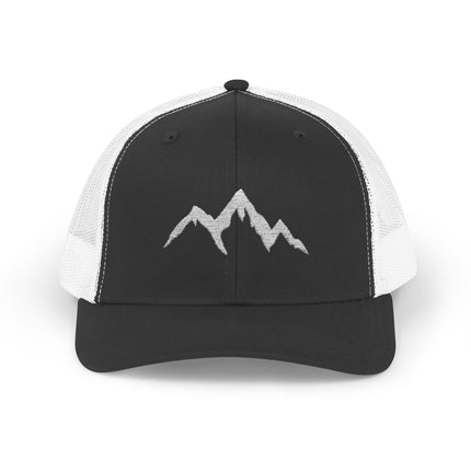 Mountain Hiker Snapback Trucker Cap - Adventure Hat for Outdoors Enthusiasts, Men's Baseball Cap, Outdoor Explorer Gift, Mountain Climbing