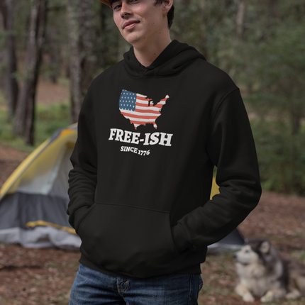 Patriotic Hoodie - Free-ish since 1776 - Unisex