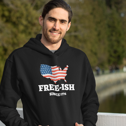 Patriotic Hoodie - Free-ish since 1776 - Unisex