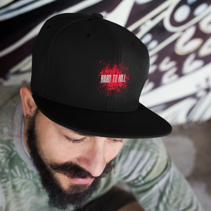 Hard to Kill Flat Bill Snapback Hat - Durable Snapback Cap for Men and Women, Cool Snapback Hat, Stylish Snapback Cap, Trendy Flat Bill Cap,