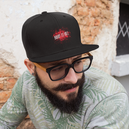 Hard to Kill Flat Bill Snapback Hat - Durable Snapback Cap for Men and Women, Cool Snapback Hat, Stylish Snapback Cap, Trendy Flat Bill Cap,