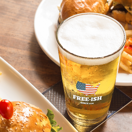 Pint Glass - Patriotic 16oz Cup for Independence Day Party, American History Enthusiast, Fourth of July Celebrations, USA Gift, Declaration