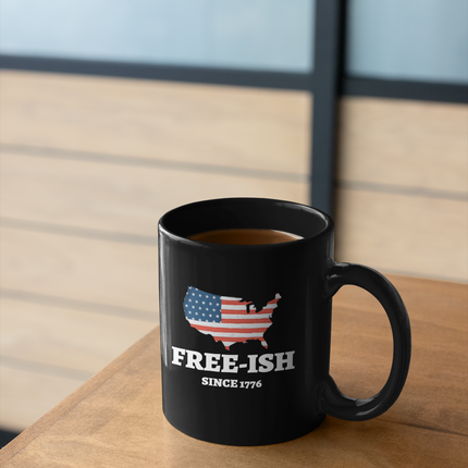 Patriotic Mug, Independence Day Gift, USA Pride Drinkware, American Flag Coffee Cup, 4th of July Kitchen Decor
