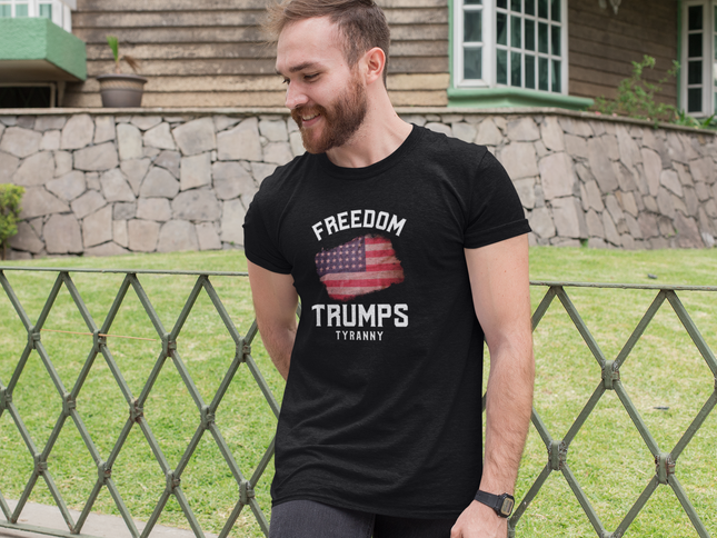Freedom Trumps Tyranny, Graphic Tee, American Freedom Apparel