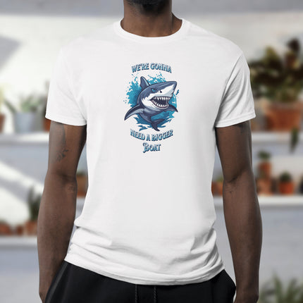 Shark Fishing Tee, Jaws Movie Quote, Ocean Lover Gift, Nautical Graphic Shirt, Funny Fisherman Top, Beach Vacation Apparel
