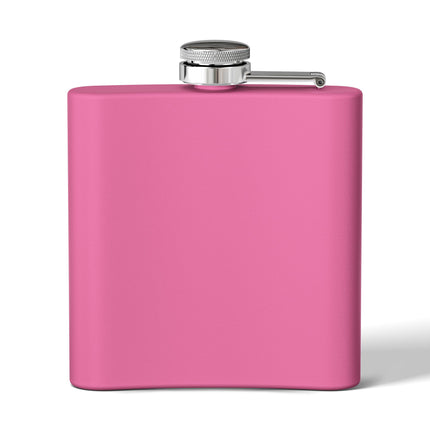 Stainless Steel Flask - I Love Whiskey with Shamrock Design for St. Patrick's Day, Gift for Whiskey Lovers, Custom Hip Flask, Party