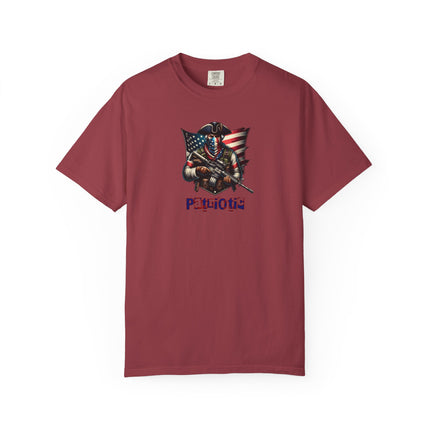 Patriotic minuteman T-shirt, 4th of July Tee, Independence Day Top, Red White Blue Graphic Tee, Memorial Day, Gift for Him