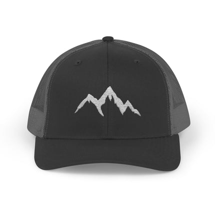 Mountain Hiker Snapback Trucker Cap - Adventure Hat for Outdoors Enthusiasts, Men's Baseball Cap, Outdoor Explorer Gift, Mountain Climbing