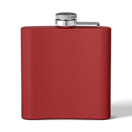 Stainless Steel Flask - I Love Whiskey with Shamrock Design for St. Patrick's Day, Gift for Whiskey Lovers, Custom Hip Flask, Party