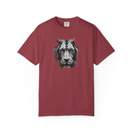 Lion Face T-Shirt, Majestic Graphic Tee, Unisex Shirt, Animal Lover Gift, Wildlife Apparel, Gift for Him, Gift for Her, Unique Gift