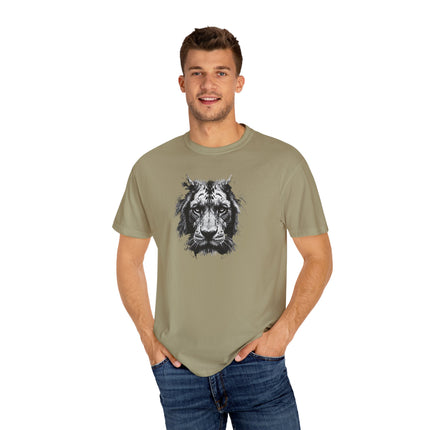 Lion Face T-Shirt, Majestic Graphic Tee, Unisex Shirt, Animal Lover Gift, Wildlife Apparel, Gift for Him, Gift for Her, Unique Gift