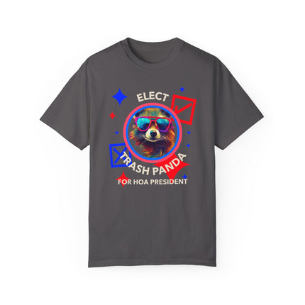 Trash Panda Hoa President Unisex T-shirt Tee, Funny Racoon Gift Shirt, Animal Lover Apparel Top, Cute Graphic Tee, Novelty Humor Shirt,