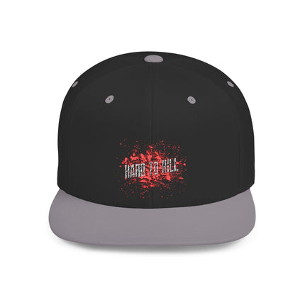Hard to Kill Flat Bill Snapback Hat - Durable Snapback Cap for Men and Women, Cool Snapback Hat, Stylish Snapback Cap, Trendy Flat Bill Cap,