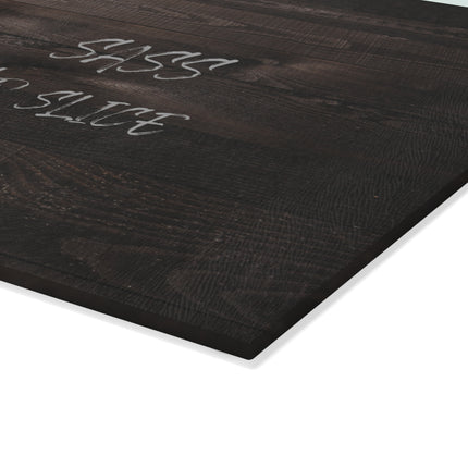 Sass and Slice glass Cutting Board
