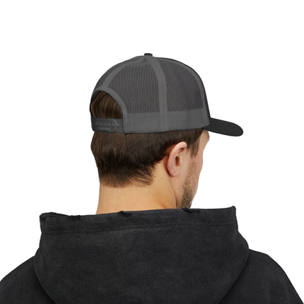 ADHD Highway to Oh Look a Squirrel Snapback Trucker Cap - Funny Design, Gift for ADHD, Distraction, ADHD Awareness, Snapback Cap, Trucker