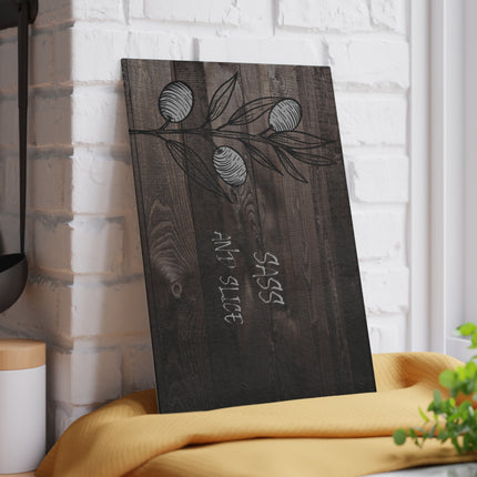 Sass and Slice glass Cutting Board