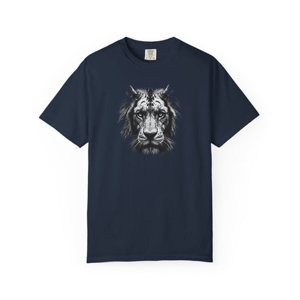 Lion Face T-Shirt, Majestic Graphic Tee, Unisex Shirt, Animal Lover Gift, Wildlife Apparel, Gift for Him, Gift for Her, Unique Gift