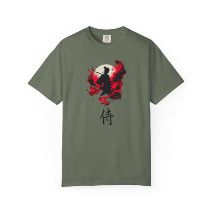 Samurai Spirit Graphic Unisex Tee, Martial Arts Warrior Shirt, Japanese Kanji Tshirt, Cool Samurai Tee, Vintage Samurai Apparel